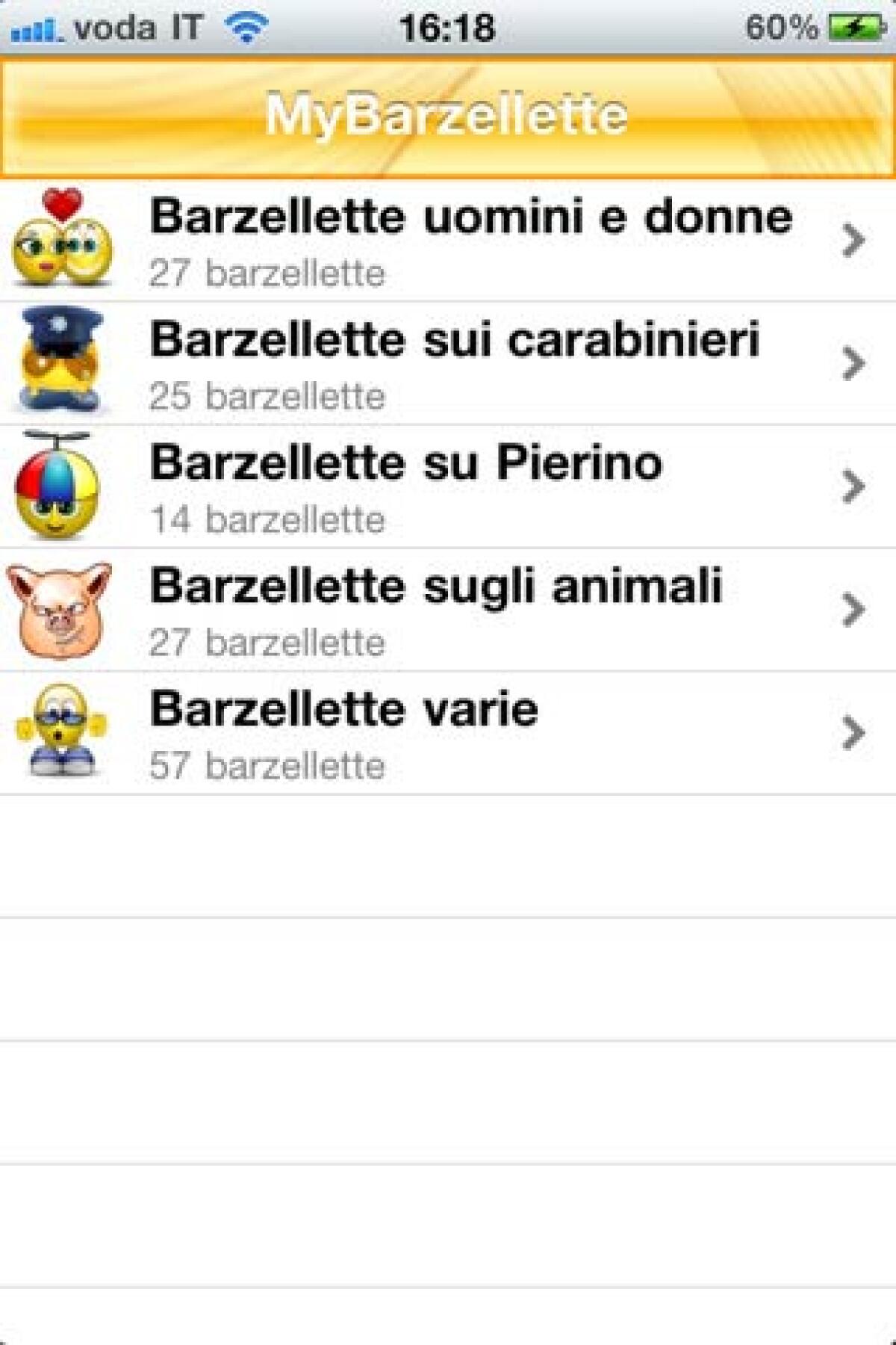 iPhone e My-Barzellette, l'applicazione che ti fara' ridere a crepapelle! - 