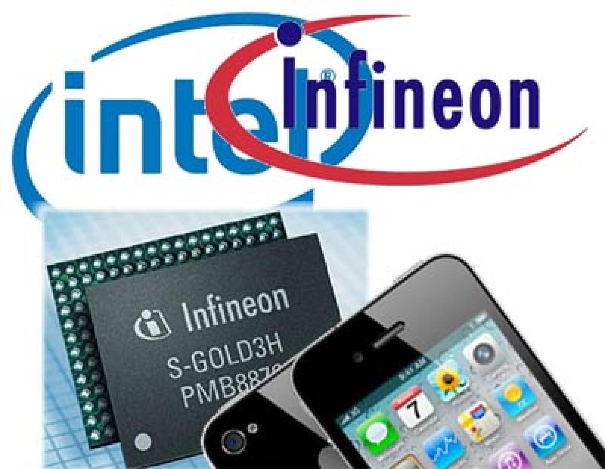 Sezione mobile di Infineon rilevata da Intel che entra cosi' su iPhone ed iPad - 