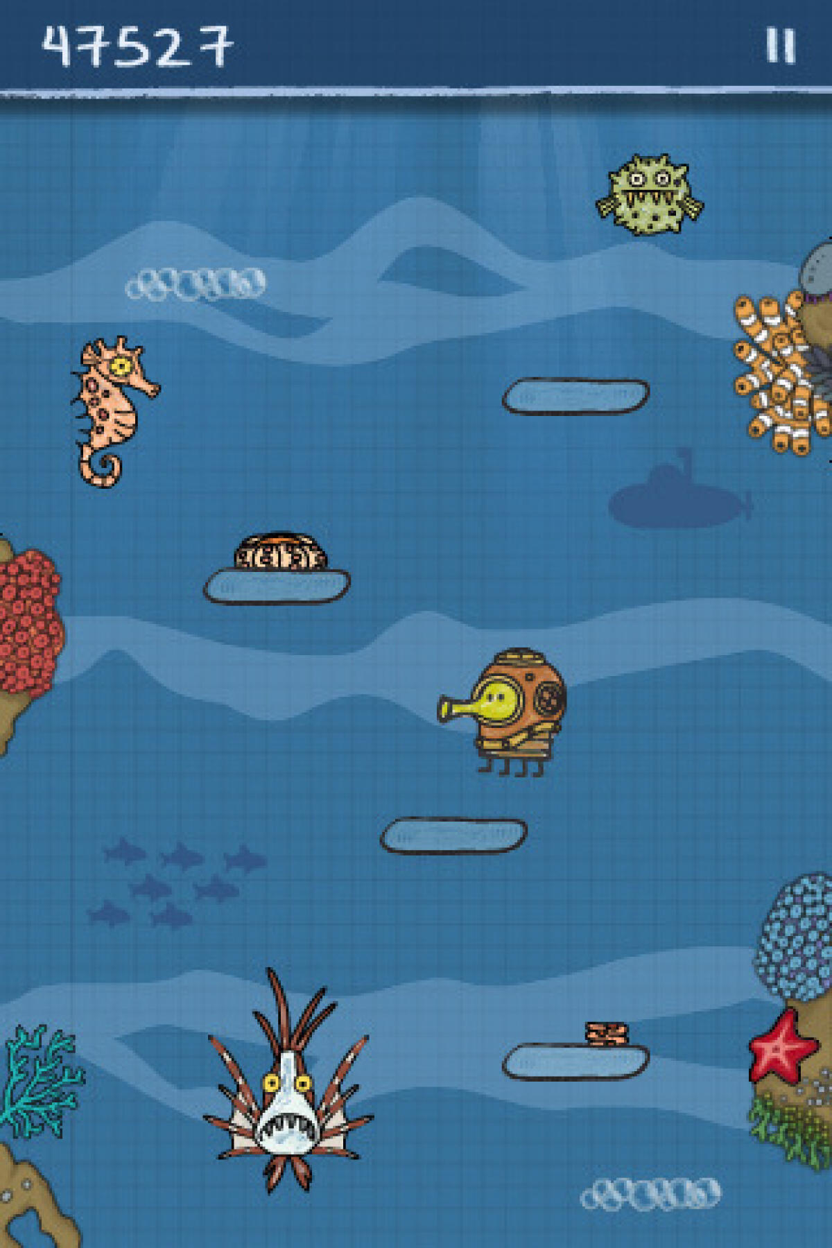 Doodle Jump: arriva l'aggiornamento con parziale supporto al Retina Display - 