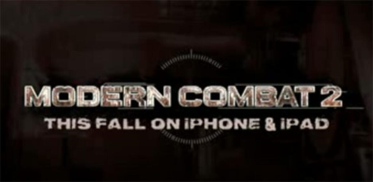 Modern Combat 2 ad ottobre su iPhone e iPad - 