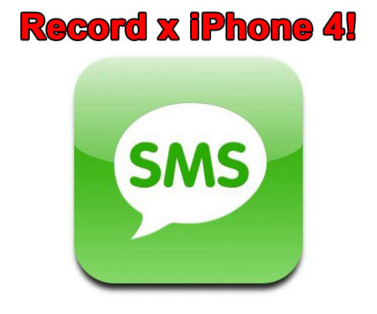 iPhone 4 ed il suo SMS da record! - 