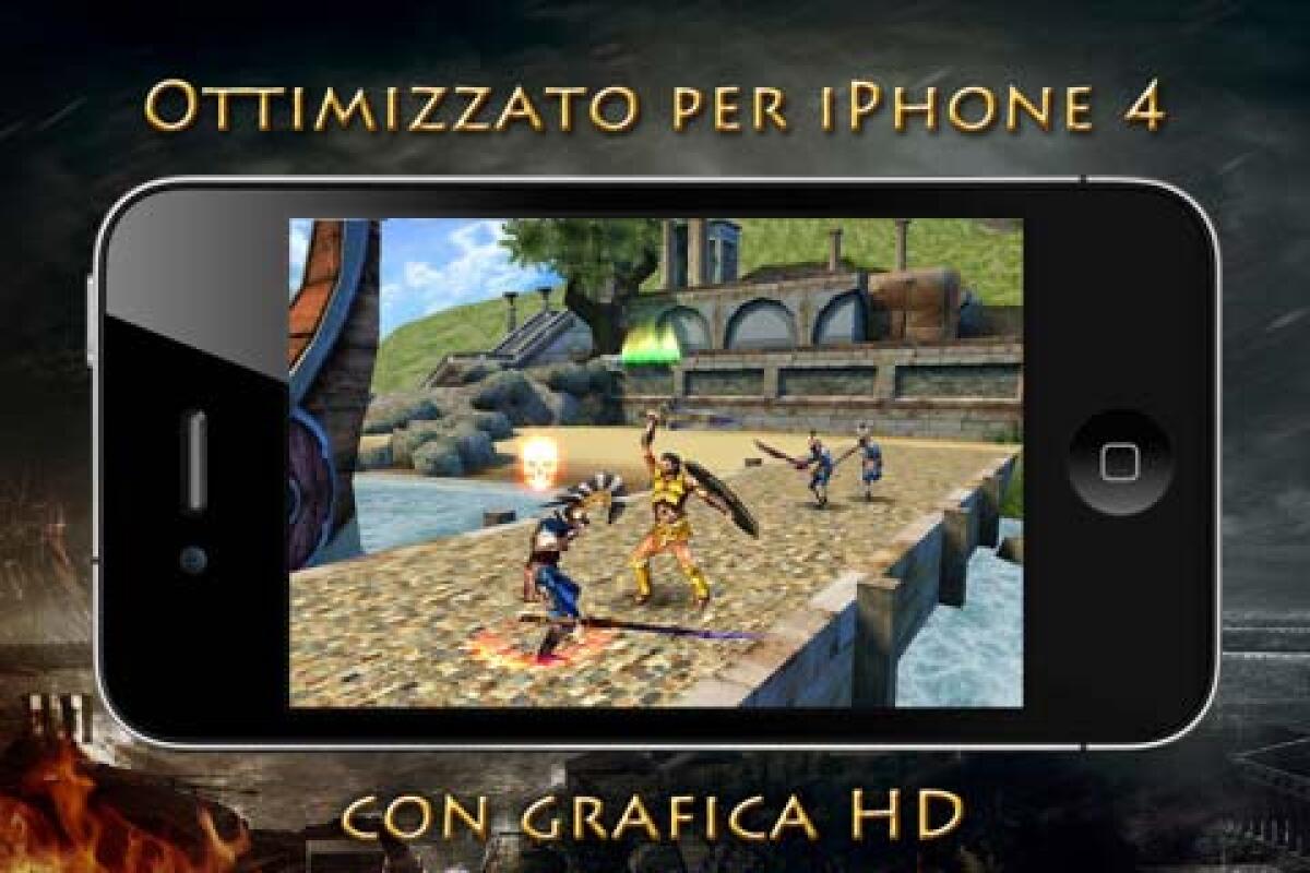 Disponibile Hero of Sparta II per iPhone 4 - 