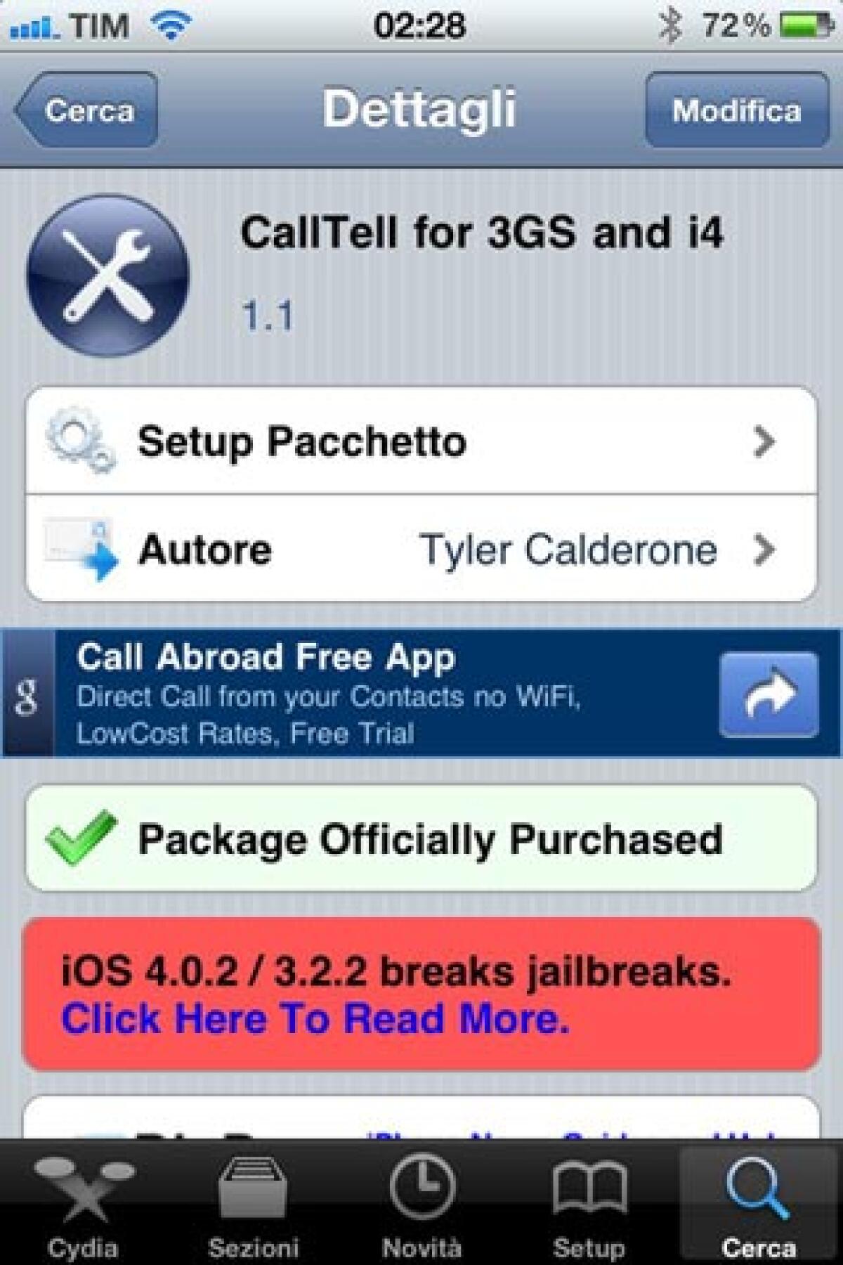 iPhone: con CallTell il melafonino pronuncia il nome di chi sta chiamando - 