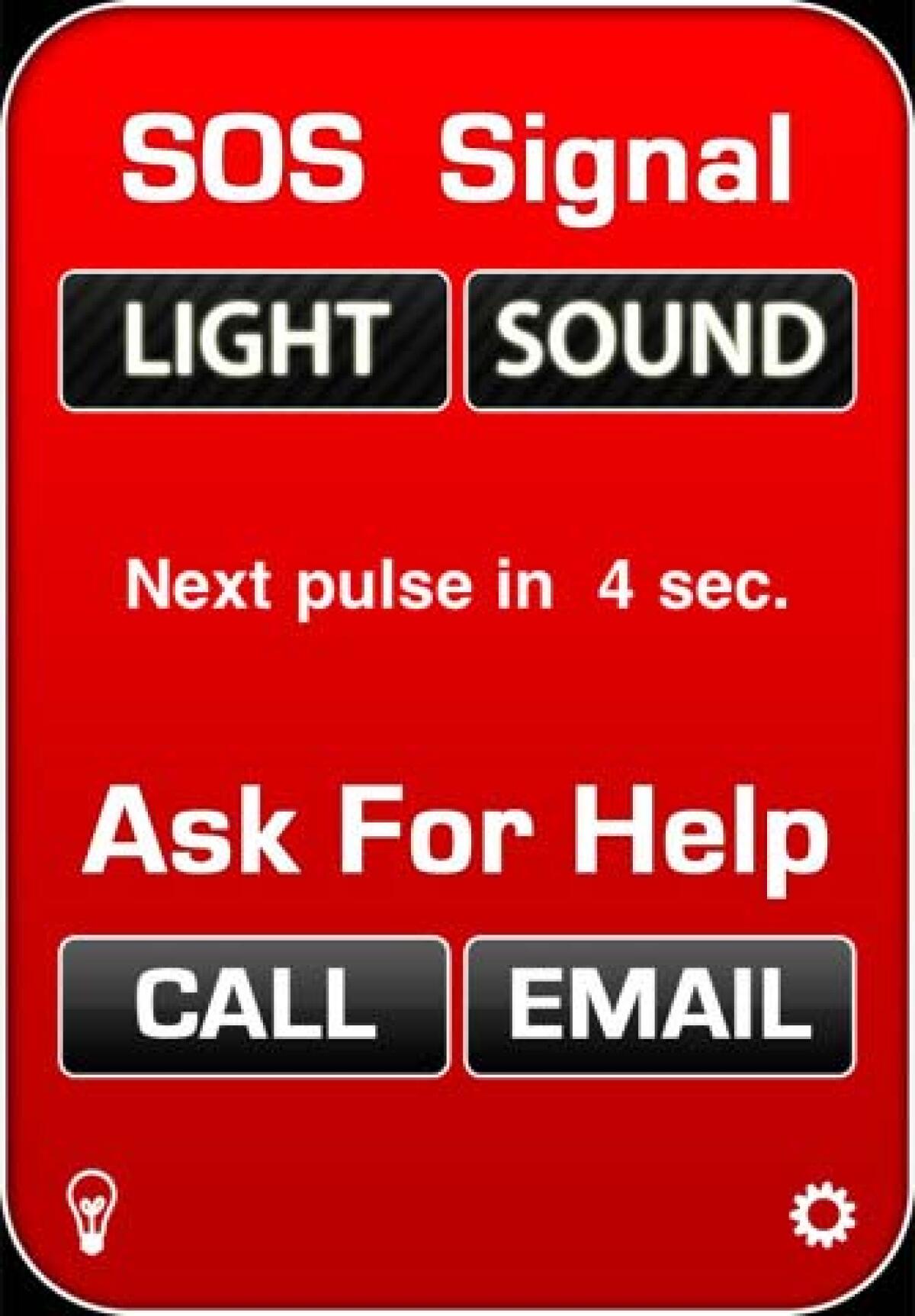 SOS LED: applicazione iPhone per i momenti di emergenza - 