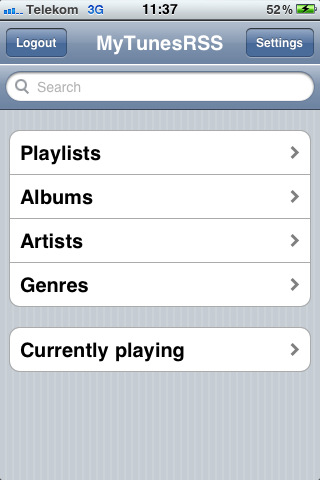 MyTunesRSS per iPhone ospita i video e la musica della tua libreria iTunes