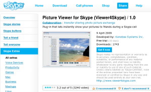 Condividere file ed immagini su Skype con Viewer4Skype