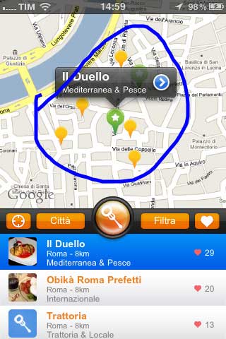 Cibando, guida pratica ai ristoranti di iPhone, è gratis in App Store