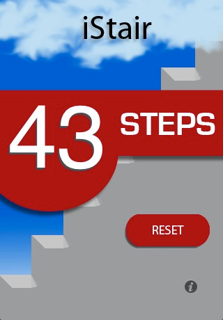 iStairs: applicazione iPhone che conta gli scalini scesi o montati