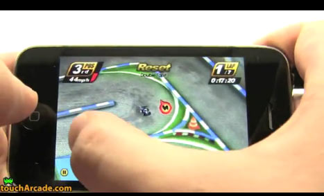 Touch Racing Nitro per iPhone: corse d'auto in punta di dito