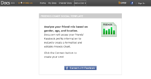 Friend Chart, analizzare le statistiche del profilo Facebook