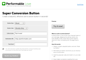 Bottone Call to Action con Super Conversion Button