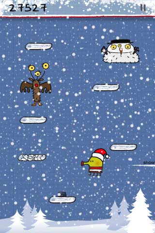 Doodle Jump: arriva l'aggiornamento con parziale supporto al Retina Display