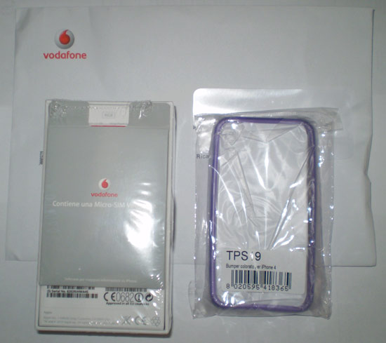 iPhone 4 ordinato Vodafone Shop Online arrivato!
