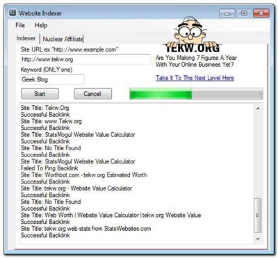 Website Indexer