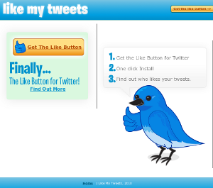 LikeMyTweets, il Like per i tuoi tweets su Twitter