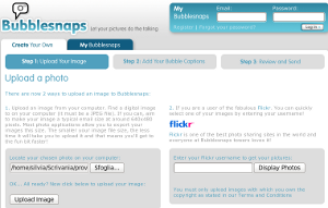 Creare vignette divertenti online con BubbleSnaps