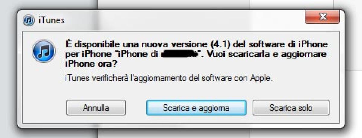 iPhone: disponibile iOS 4.1 per il download - 