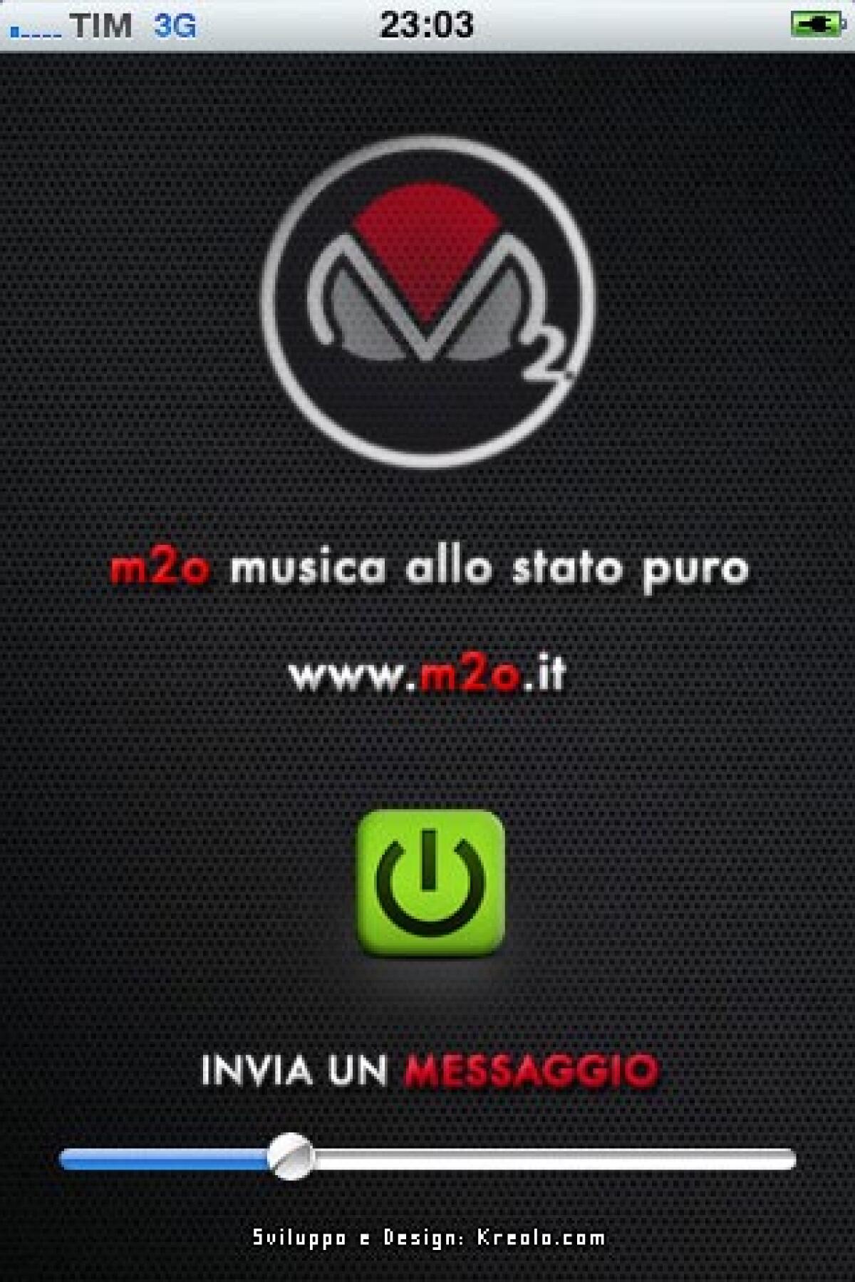 Nuova applicazione iPhone: radio m2o in App Store - 