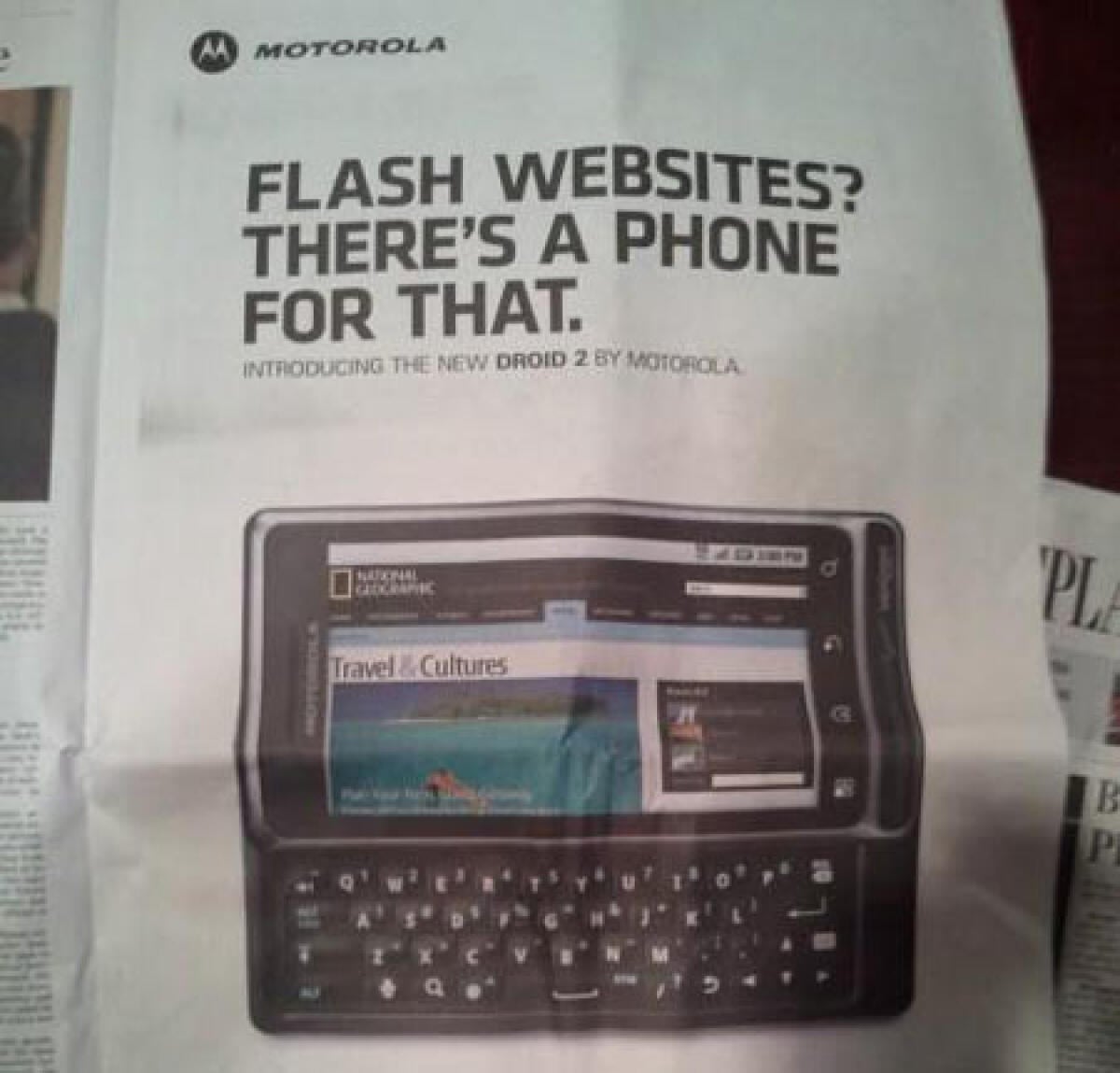 Motorola di nuovo all'attacco di iPhone in un suo spot pubblicitario - 