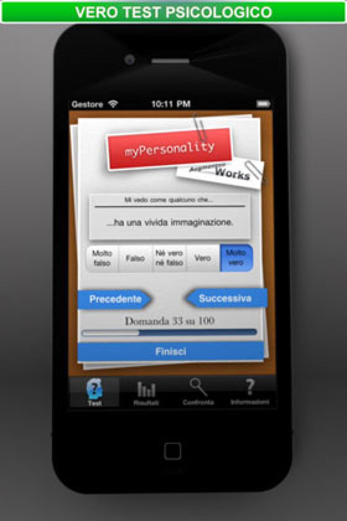 Scopri chi sei con l'applicazione iPhone myPersonality - 