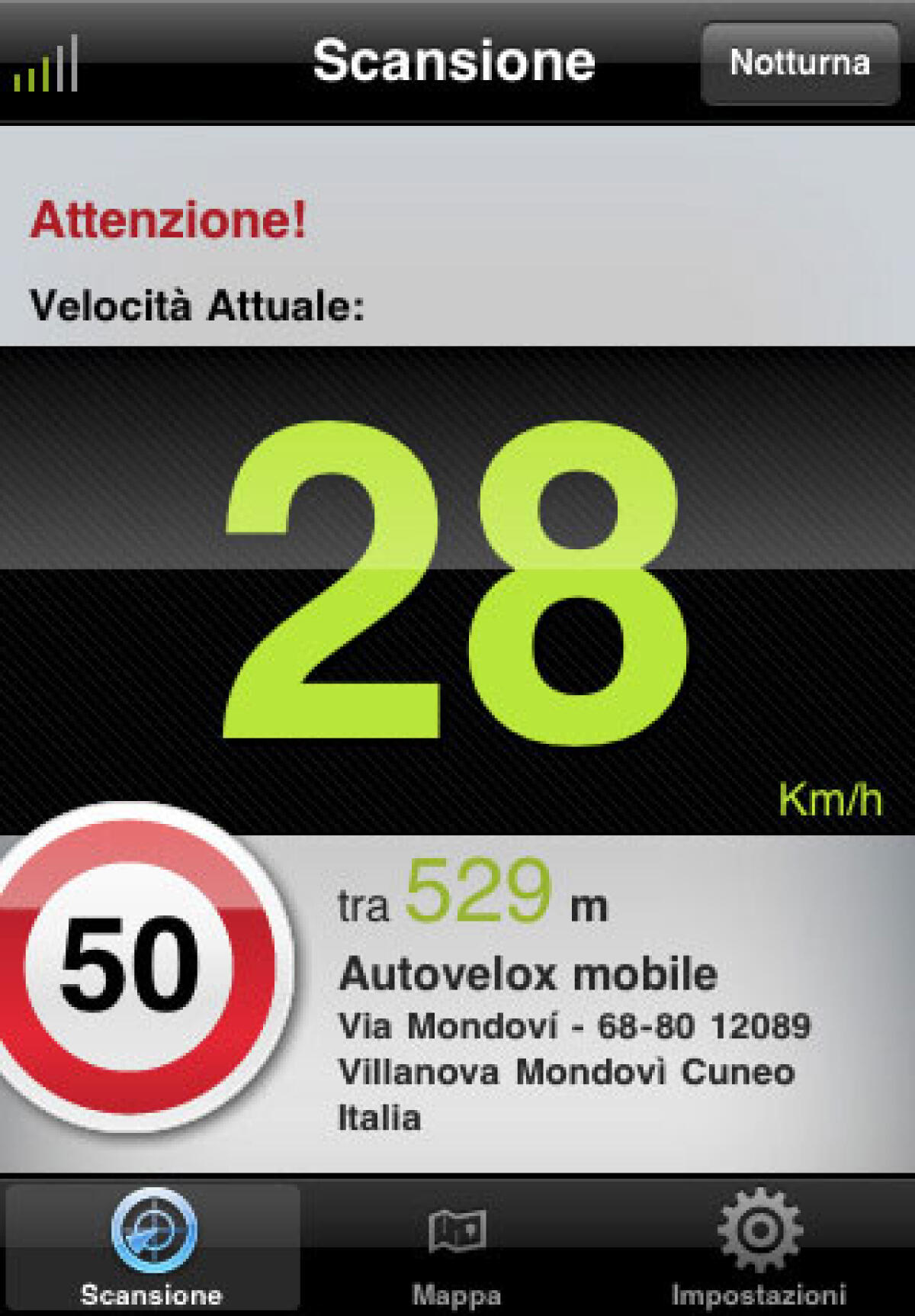 Rilevamento autovelox: iPhone puo' aiutarti grazie ad Autovelox S4 - 