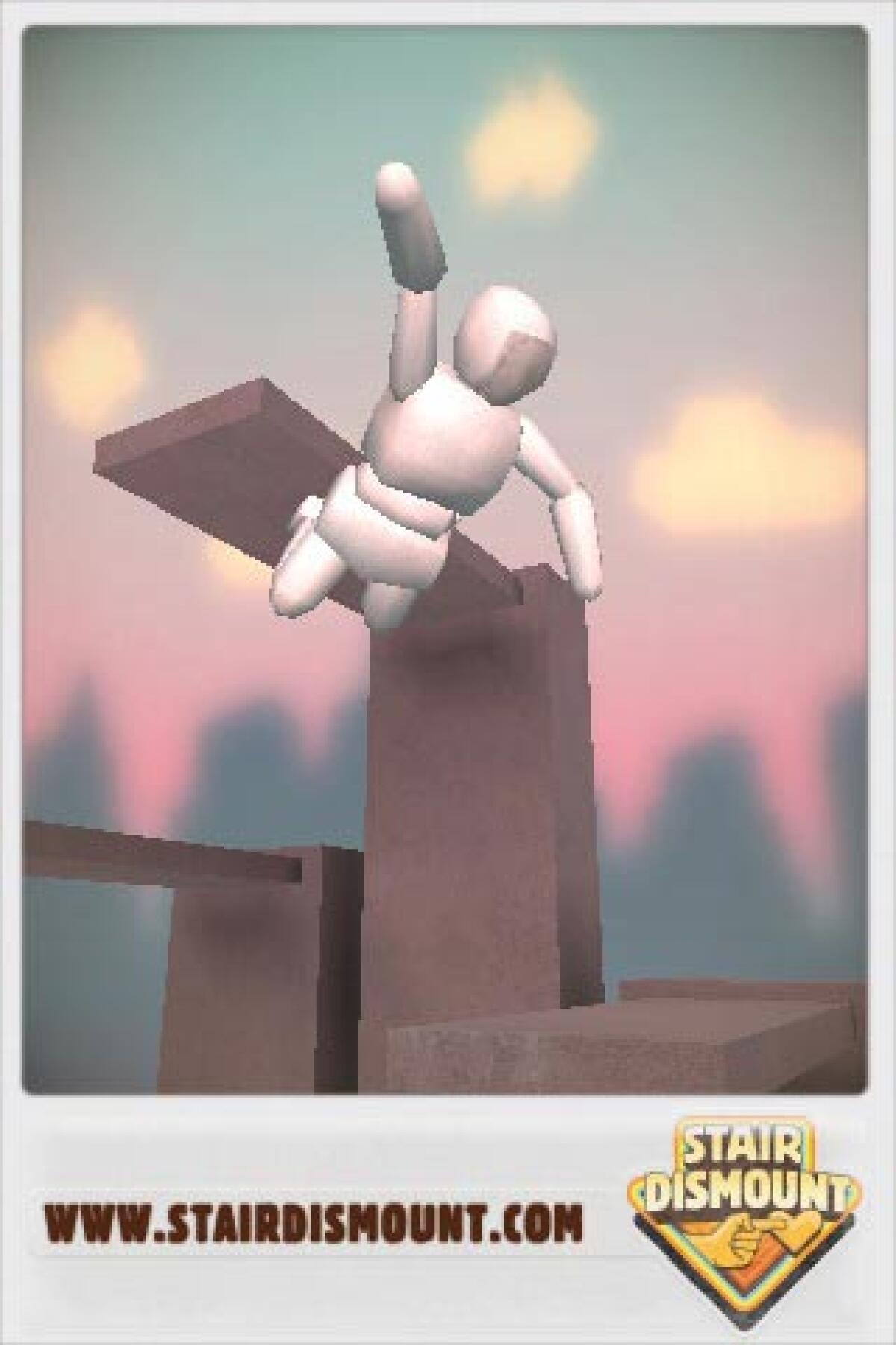 Stair Dismount, simpatica applicazione per iPhone con grafica 3D - 