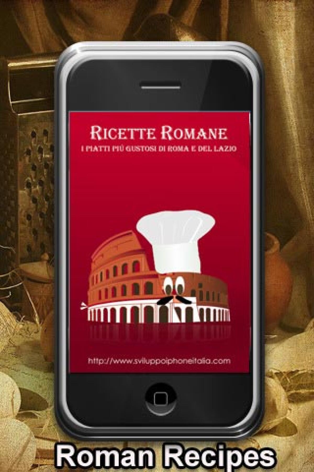 Le ricette di Roma e del Lazio a portata di mano su iPhone con l'app Ricette Romane - 