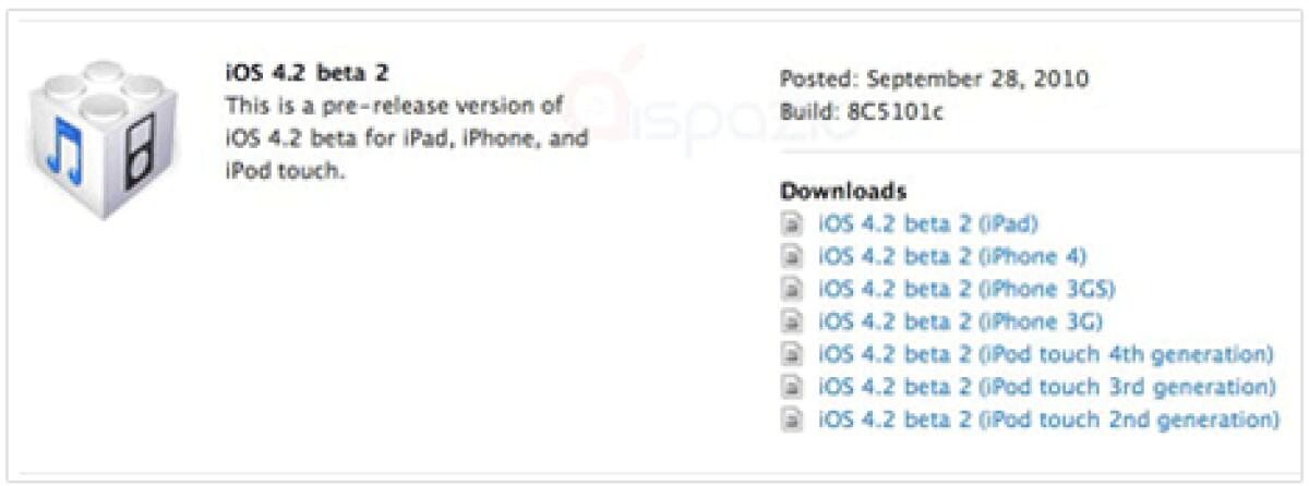 iOS 4.2 Beta rilasciato da Apple: eccone le caratteristiche - 