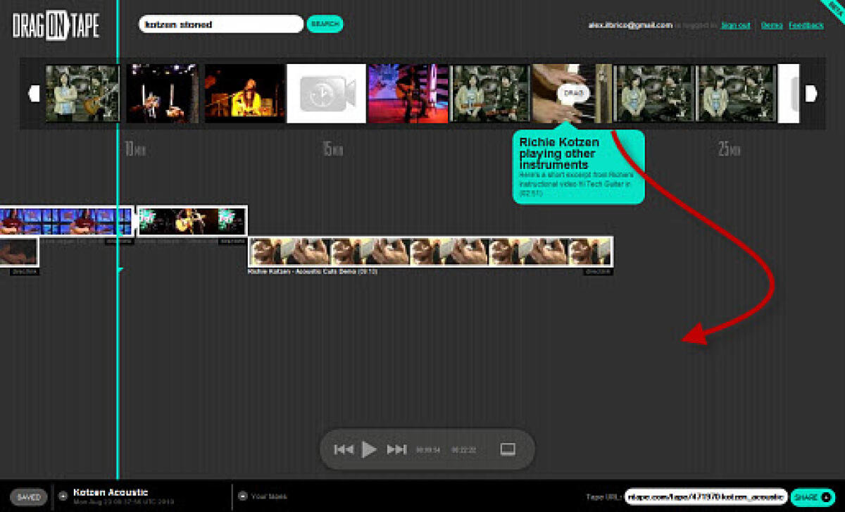 Creazione di playlist video - 