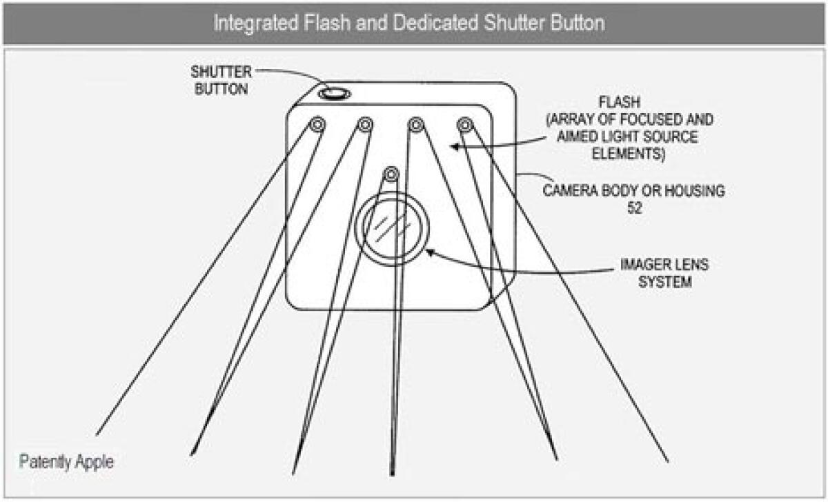 Apple brevetta un innovativo sistema flash per fotocamere: forse sara’ adottato sul prossimo iPhone? - 