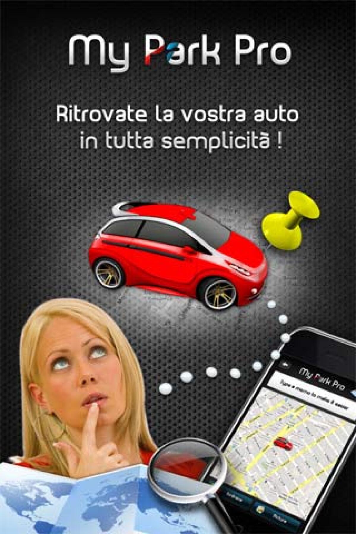 iPhone memorizza l'esatto luogo ove hai parcheggiato l'auto con myPark Pro - 