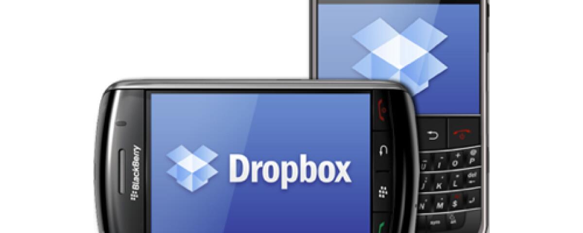 Blackberry e Dropbox ora insieme - 