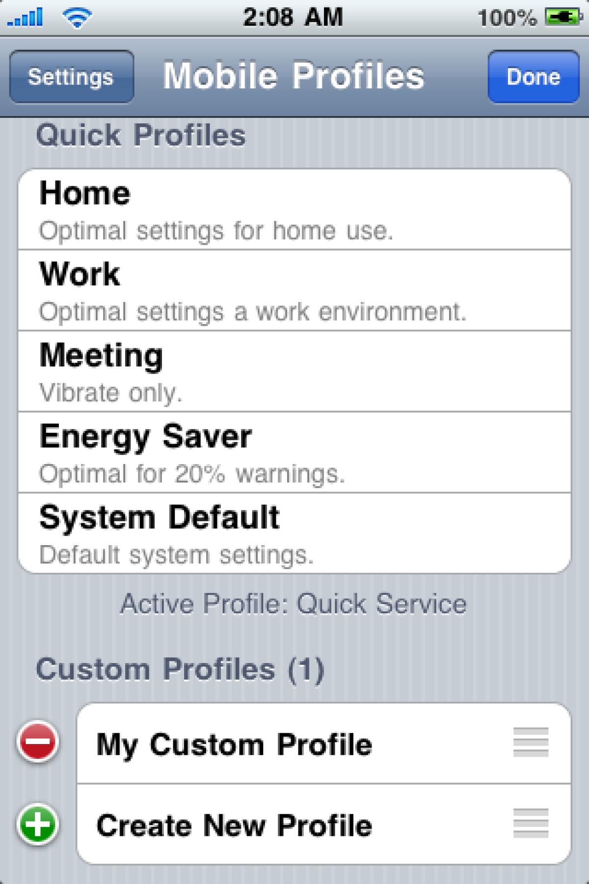 iPhone: gestione avanzata dei profili con Mobile Profiles - 