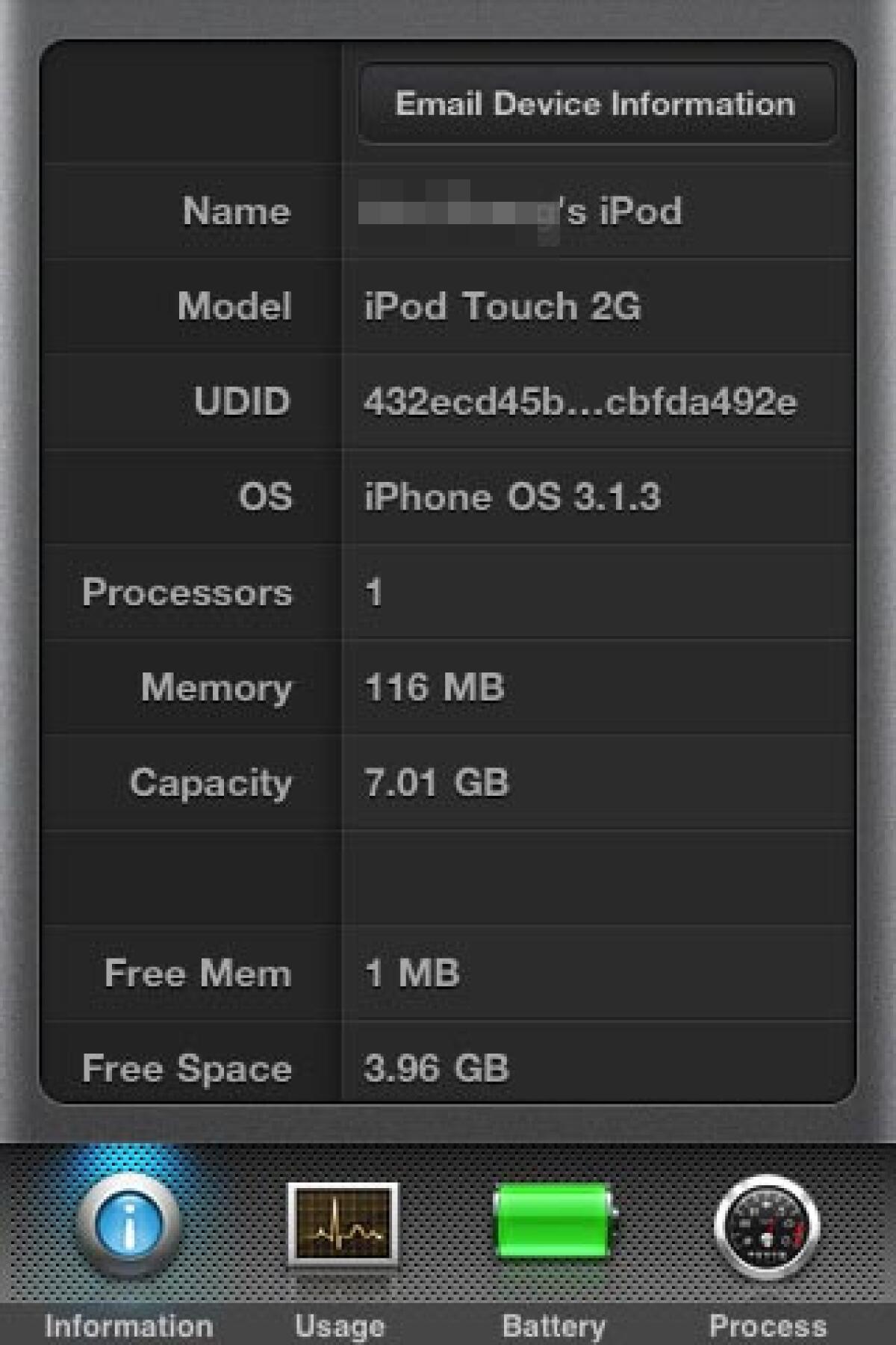 iPhone: tutte le informazioni di sistema grazie a Activity Monitor Touch - 