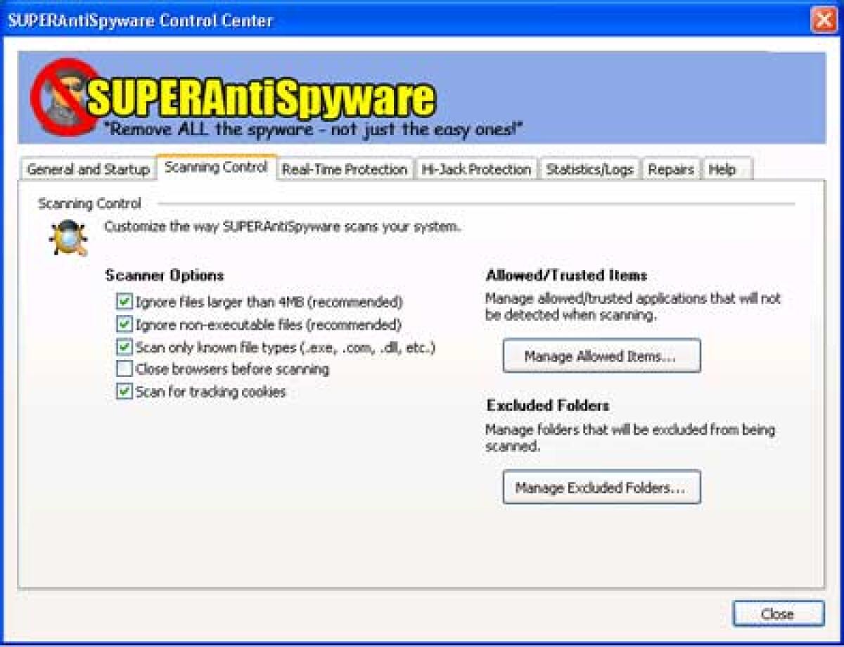 Spyware addio - 
