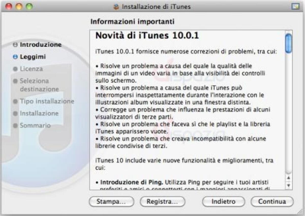iTunes 10: rilasciata da Apple la nuova release  10.0.1 - 
