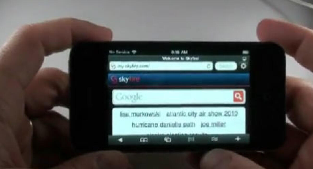 iPhone ed i filmati Flash: ecco un video del browser Skyfire, software in grado di ovviare - 