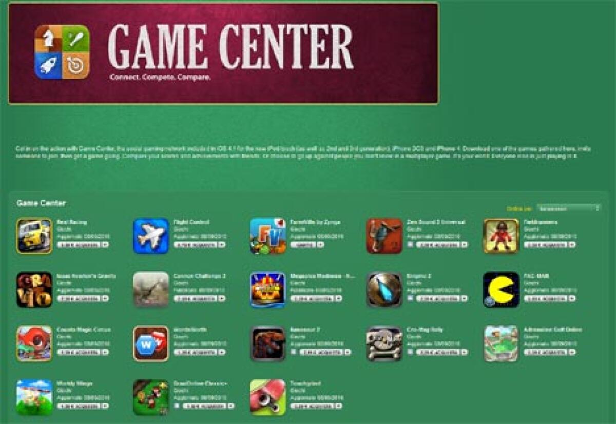 App Store: Apple inserisce una vetrina per i giochi compatibili con Game Center - 