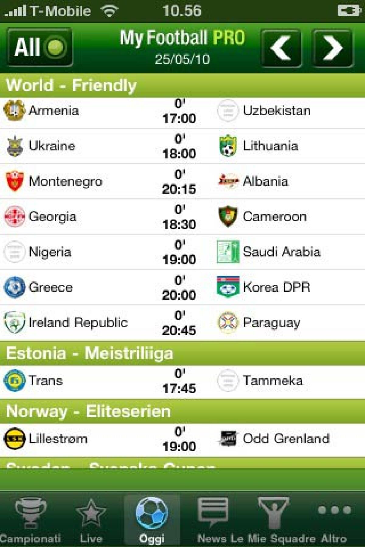 iPhone, tutto il calcio minuto per minuto con Il Mio Calcio Pro 2 - 