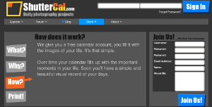 Shuttercal, creare calendari online con foto personali
