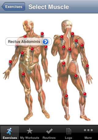 iPhone e l'applicazione iFitness per tenersi in forma