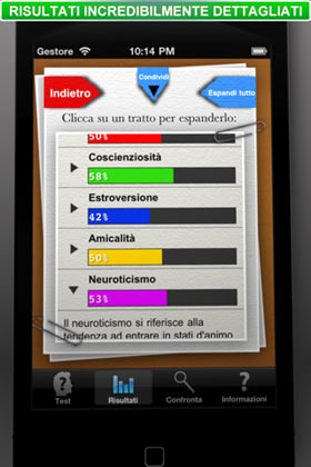 Scopri chi sei con l'applicazione iPhone myPersonality