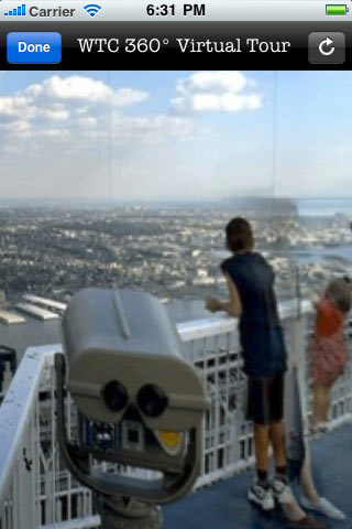 iPhone: arriva l'applicazione World trade center virtual tour 360° dedicata alle Torri Gemelle