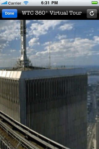 iPhone: arriva l'applicazione World trade center virtual tour 360° dedicata alle Torri Gemelle