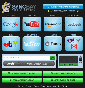 Syncbay, crea la tua homepage personale