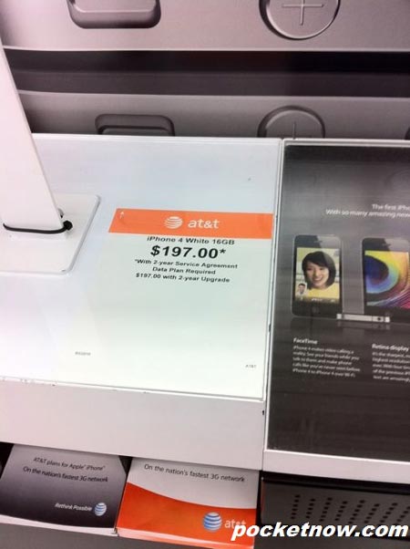 iPhone 4 bianco in vendita fra poco da Walmart?