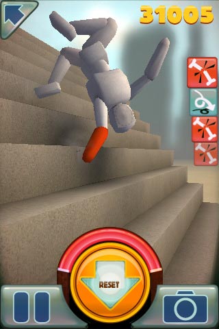 Stair Dismount, simpatica applicazione per iPhone con grafica 3D