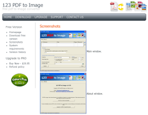 123 PDF to Image, convertire da PDF a Immagine