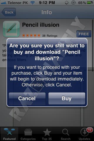 Apple introduce una nuova funzionalita' in App Store: la conferma preventiva dell'acquisto