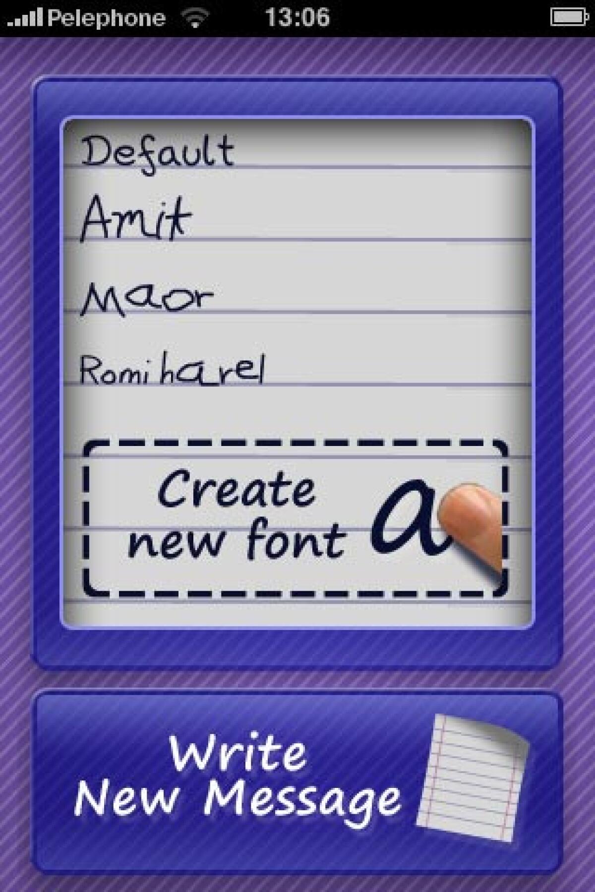 Invia email scritte con la tua calligrafia grazie ad iPhone e all'app MyFont - 